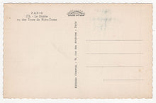 Load image into Gallery viewer, The Devil, The Towers of Notre-Dame, Paris, France Vintage Original Postcard # 5437 - New - 1960's
