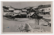 Scenic Winter Country View, Austria (Unknown) Vintage Original Postcard # 5445 - Post Marked January 17, 1952