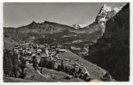 Murren, Berner Oberland, Switzerland Vintage Original Postcard # 5448 - Hand Written Date - July 1, 1956