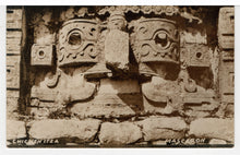 Load image into Gallery viewer, Mascaron, Chichen Itza, Mexico Vintage Original Postcard # 5455 - New - 1930's
