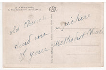 Load image into Gallery viewer, Old Saint-Etienne - Caen (Calvados) Church, France Vintage Original Postcard # 5460 - Hand Written 1940's
