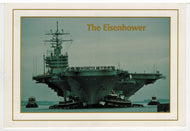 USS Dwight D. Eisenhower Carrier Vintage Original Postcard # 5469 - New - Post Marked March 16, 2000