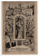 Our Lady of Clarity - Pray for Us, Paris, France Vintage Original Postcard # 5475 - Post Marked - 1940's