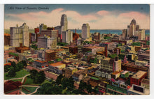 Load image into Gallery viewer, Toronto (Air View), Ontario, Canada Vintage Original Postcard # 5505 - New - Early 1900's
