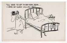 Load image into Gallery viewer, I'll Have to Get in Bed Now, Dear... Vintage Original Postcard # 5518 - New - 1950's
