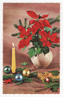 Merry Christmas and Prosperous New Year Vintage Original Postcard # 5559 - Post Marked 1960's