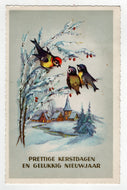 Merry Christmas and Happy New Year Vintage Original Postcard # 5569 - Post Marked December 30, 1966