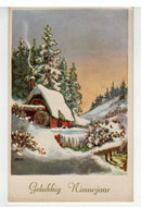 Happy New Year - Gelukkig Nieuwjaar Vintage Original Postcard # 5575 - Post Marked December 30, 1964
