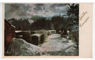 Happy New Year - Gelukkig Nieuwjaar Vintage Original Postcard # 5576 - Post Marked January 14, 1963