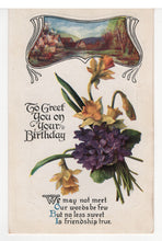 Load image into Gallery viewer, To Greet You on Your Birthday - Vintage Original Postcard # 5588 - New - Early 1900's
