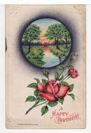 A Happy Birthday Vintage Original Postcard # 55910 - New, Early 1900's