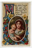 May You Have the Joy of the Angels... Vintage Original Postcard # 5592 - Post Marked December 17, 1929