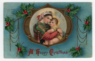 A Merry Christmas Vintage Original Postcard # 5598 - Post Marked December 23, 1910