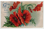 God is Love! Vintage Original Postcard # 5603 - Post Marked 1909