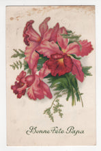 Load image into Gallery viewer, Happy Father’s Day - Bonne Fete Papa - Vintage Original Postcard # 5611 - Hand Written - 1950's
