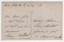 Load image into Gallery viewer, Happy Holiday - Bonne Fete - Vintage Original Postcard # 5613 - Hand Written April 10, 1913
