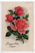 Load image into Gallery viewer, Happy Father’s Day - Bonne Fete Papa - Vintage Original Postcard # 5614 - Hand Written - 1950's
