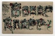 Happy New Year - Bonne Annee Vintage Original Postcard # 5616 - Hand Written - Early 1900's