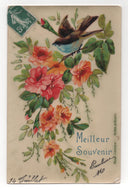 Best Memory - Meilleur Souvenir - Vintage Original Postcard # 5617 - Post Marked July 18, 1907