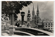 Zagreb, Croatia Vintage Original Postcard # 5622 - Post Marked 1961