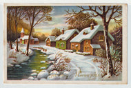 Happy New Year - Gelukkig Nieuwjaar Vintage Original Postcard # 5666 - Post Marked 1962