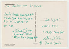 Load image into Gallery viewer, You're Going Too Far - Mom Explained Everything to Me - Vintage Original Postcard # 5679 - Hand Written 1980's

