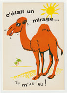 It Was a Mirage! You Got Me! - Vintage Original Postcard # 5681 - Hand Written 1980's