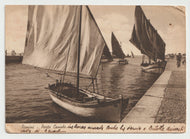 The Rimini Riviera is the Most Beautiful in Italy - Vintage Original Postcard # 5689 - Post Marked November 12, 1938