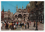 St Mark's Square, Venice, Italy Vintage Original Postcard # 5713 - Post Marked September 29, 1983