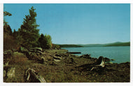 Wilderness and Beauty - Scenic Lake, Quebec, Canada Vintage Original Postcard # 5715 - Post Marked October 18, 1983
