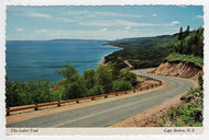 Cabot Trail Scenic View, Nova Scotia, Canada Vintage Original Postcard # 5716 - Hand Written 1983