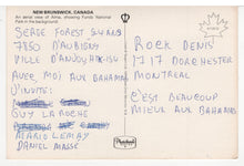 Load image into Gallery viewer, Alma, New Brunswick, Canada Vintage Original Postcard # 5722 - Hand Written 1983
