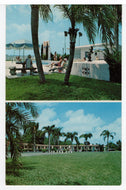 Shoreline View Motel, Clearwater, Florida, USA Vintage Original Postcard # 5727 - Post Marked October 7, 1983