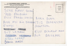 Load image into Gallery viewer, Garrison Chapel, Louisbourg, Nova Scotia, Canada Vintage Original Postcard # 5749 - Hand Written 1983
