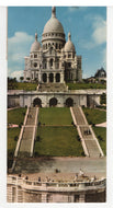 Basilica of the Sacred Heart, Paris, France Vintage Original Postcard # 5765 - Post Marked 1968