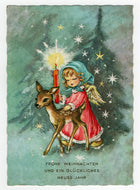 Merry Christmas and Happy New Year Vintage Original Postcard # 5768 - Post Marked December 28, 1964