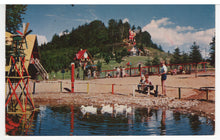 Load image into Gallery viewer, Santa Claus Village, Val-David, Quebec, Canada Vintage Original Postcard # 5781 - Post Marked October 3, 1983
