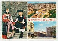 Greetings from Nuoro, Italy - Vintage Original Postcard # 5793 - Post Marked December 21, 1981