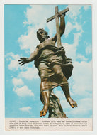 Nuoro - Statues of the Redeemer, Italy Vintage Original Postcard # 5796 - Post Marked November 2, 1981