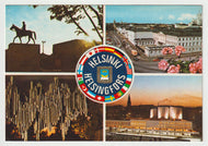 Greetings from Helsinki, Finland Vintage Original Postcard # 5798 - Post Marked June 7, 1976