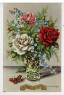 Happy Birthday - Gelukkige Verjaadag Vintage Original Postcard # 5801 - Post Marked 1988