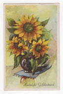 Congratulations - Hartelijk Gefeliciteerd Vintage Original Postcard # 5808 - Post Marked March 1, 1957