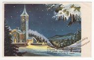 Happy New Year - Gelukkig Nieuwjaar Vintage Original Postcard # 5826 - Post Marked December 30, 1963