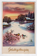 Happy New Year - Gelukkig Nieuwjaar Vintage Original Postcard # 5830 - Post Marked January 2, 1956