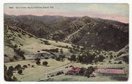 Golf Links. Santa Catalina Island, California, USA Vintage Original Postcard # 2219 - Post Marked August 12, 1919