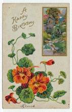 Load image into Gallery viewer, A Happy Birthday - Vintage Original Postcard # 2230 - Early 1900's - VG
