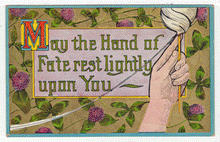 Load image into Gallery viewer, Friendship - Fate - Vintage Original Postcard # 2247 - Hand Written - Early 1900's - VG
