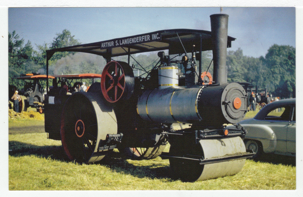Vintage Farm - Steam-Powered Equipment from 1959 State Fair, USA Vintage Original Postcard # 2269 - 1980's - Mint