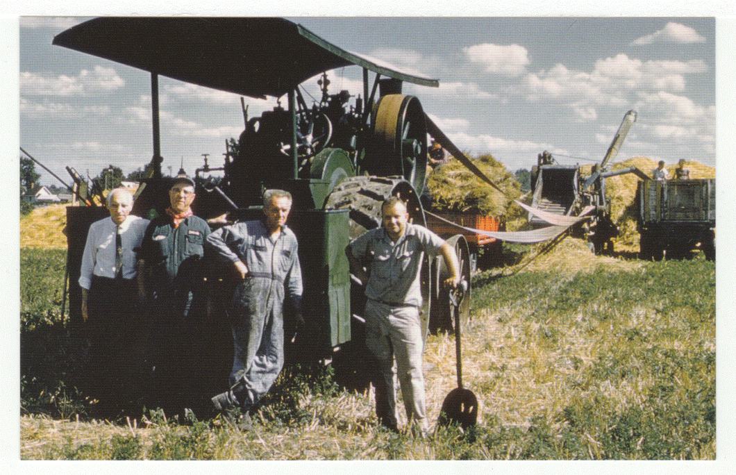 Vintage Farm - Steam-Powered Equipment from 1959 State Fair, USA Vintage Original Postcard # 2271 - 1980's - Mint