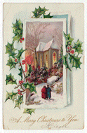 A Merry Christmas to You Vintage Original Postcard # 2290 - Post Marked December 22, 1906